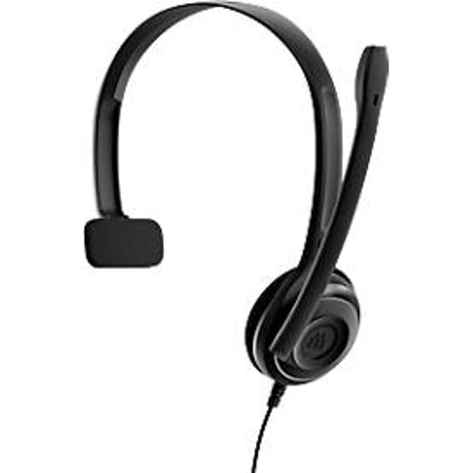 Headset EPOS EDU 11 USB, mono, noise cancelling, 62 g, 10 stuks, zwart
