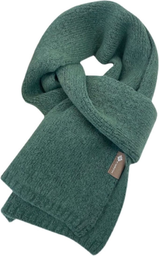 Sjaal Dames – Wolmix – Zachte Sjaal – Turquoise - 150 cm