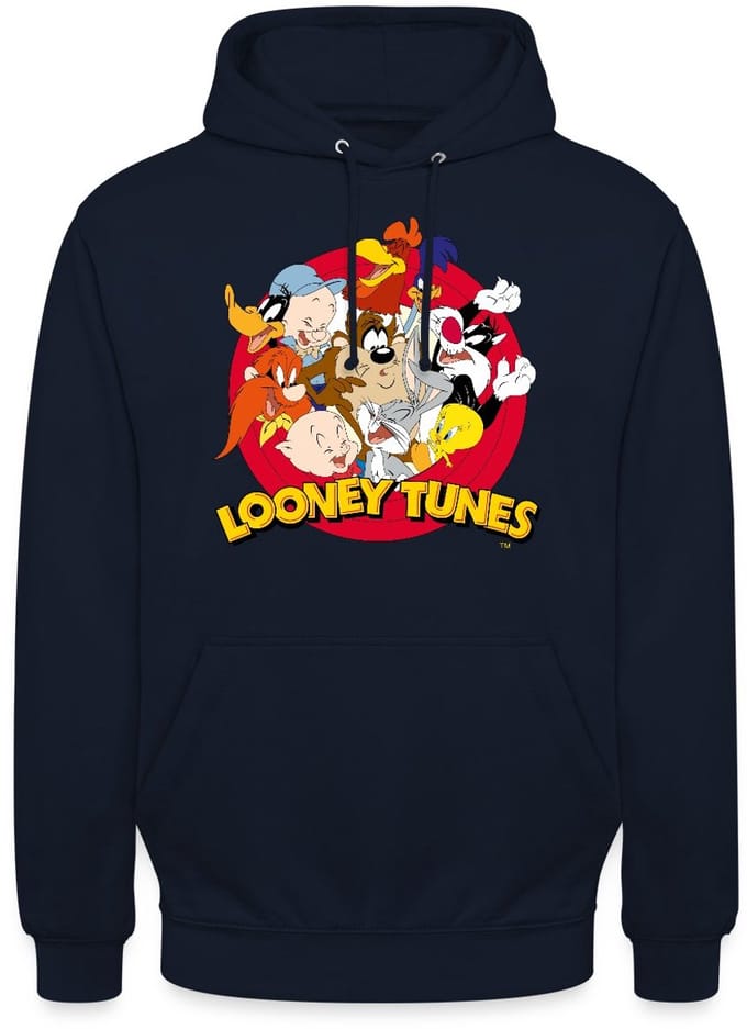 Looney Tunes Groep Hoodie Unisex
