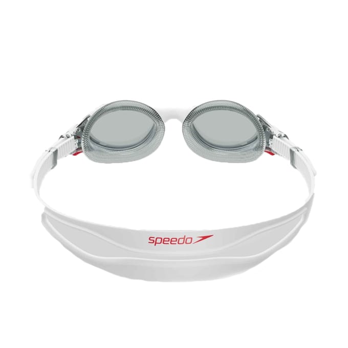 Speedo Uniseks Volwassene 2.0 Biofuse zwembril (Wit/Rook)