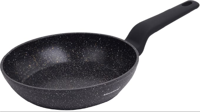 Klausberg 7663 - Zwart Marmeren koekenpan - 20 cm - zwart