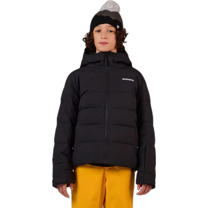Rossignol Siz Quilted Jas Zwart 8 Years Jongen
