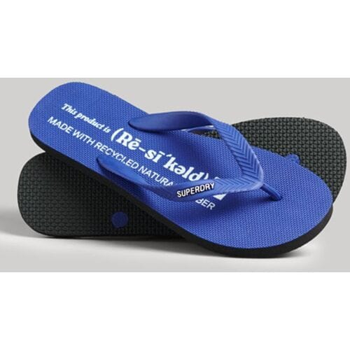 Superdry Studios Teenslippers Lichtblauw Grootte: M