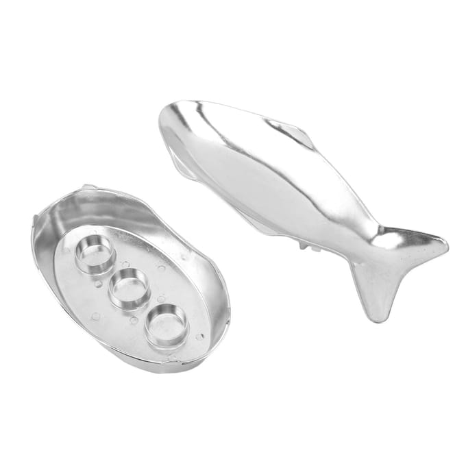 Visvormige Grillpan Uniforme Verhitting Aluminiumlegering Vis Serveerpan voor Hotelrestaurants L