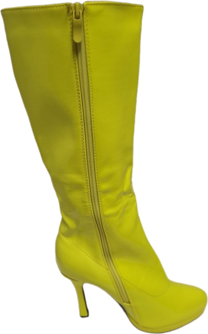 SOISBELLE 421-ZENITH LAKLAARSJE MET HAK EN RITS YELLOW SIZE 40