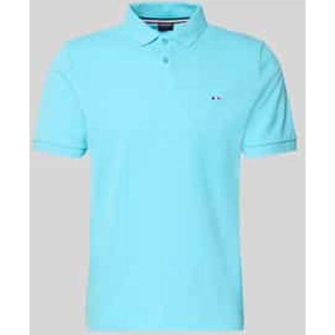 regular fit poloshirt met gestikt logo