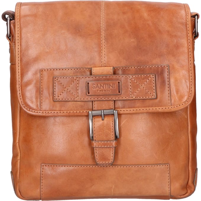 Santini schoudertas unisex TAN