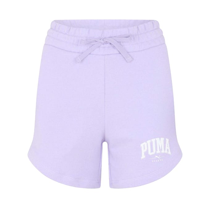 Puma Dames/Dames Geweven Trainingsshort met Hoge Taille (Violet)