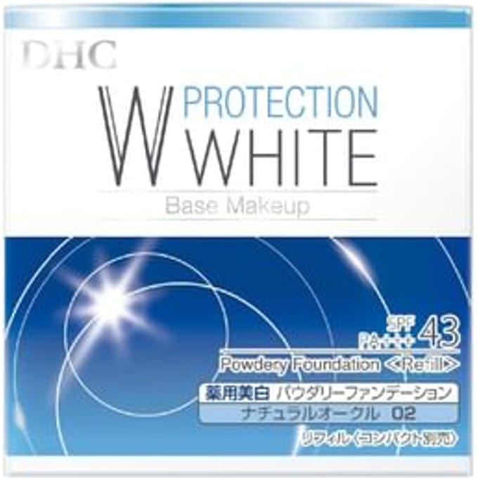DHC - Perfect White Powdery Foundation SPF 43 PA+++ 02 Natural Ocher Refill