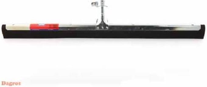 Vloertrekker metaal 55 cm zwart rubber