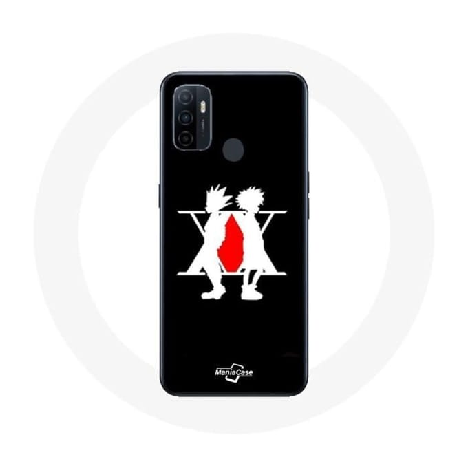 Coque - Maniacase - Oppo A53 - Manga Logo - Souple - Noir noir