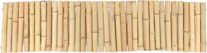 Windhager Bloembedrand bamboe rol, bed omranding, bamboe omheining gerold, natuur, 120 x 30 cm, 06461