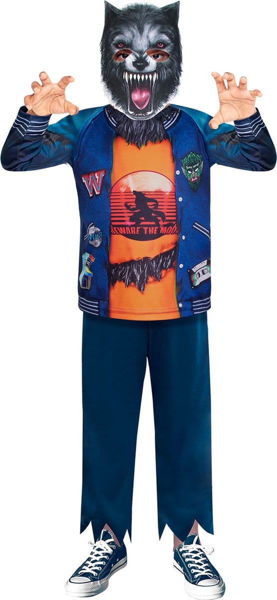 Amscan Kinderkostuum Weerwolf Jongens Blauw Maat 3-4 Jaar