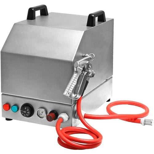 GGM Gastro Gelatinespender - 600 Watt Zilver