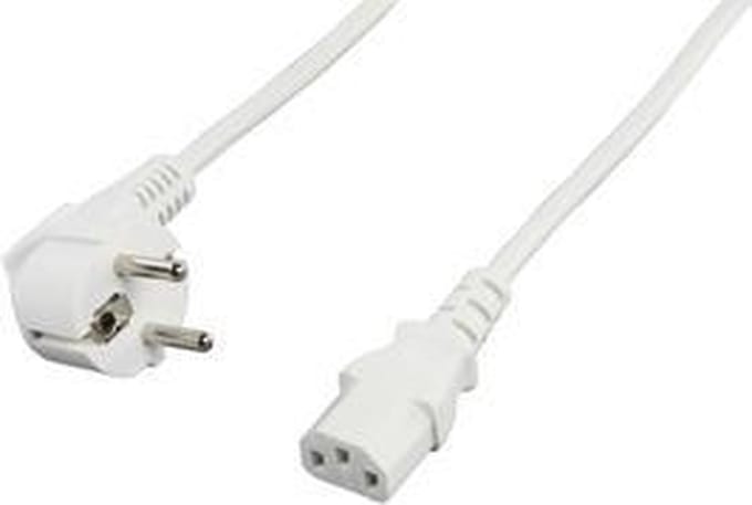 Valueline Schuko - CEE, M/F, 1.8m electriciteitssnoer Wit 1,8 m