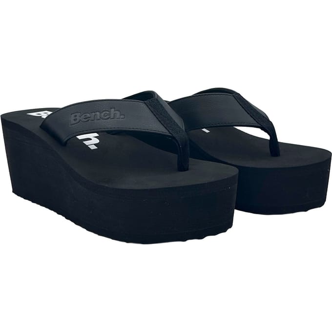 Bench Vacay Dames Zwarte Slippers