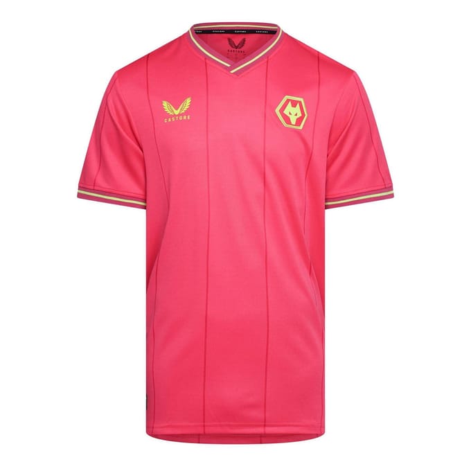 Castore Wolves-keepersshirt voor heren (Bietenwortel Paars)