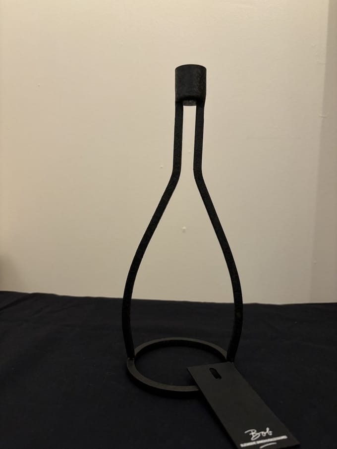 Kandelaar zwart - BOB Bijzondere Binnenhuisaccessoires