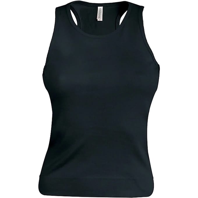 Tank Top Dames M Kariban Mouwloos Black 100% Katoen