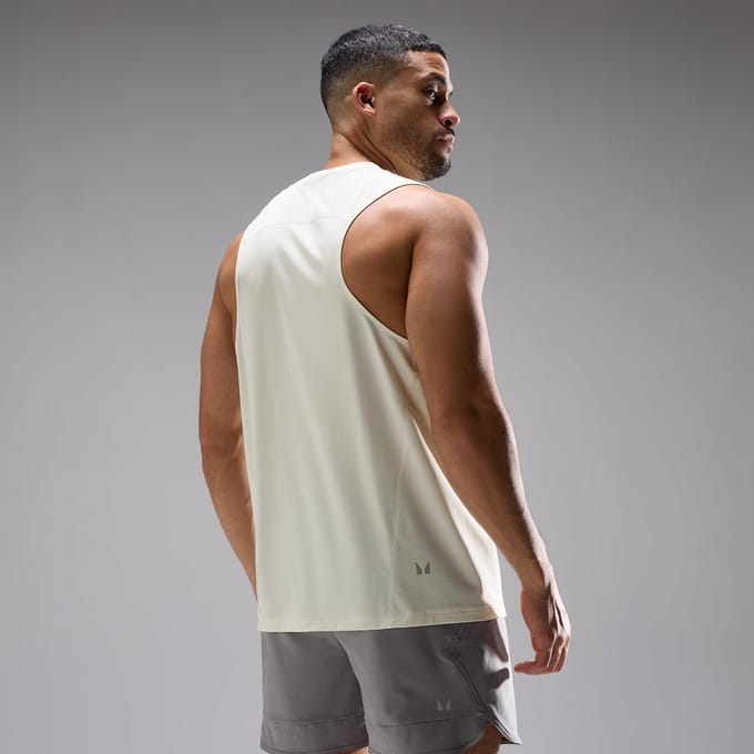 MP Heren Training Ultra Mesh Tanktop - Platinum - XS