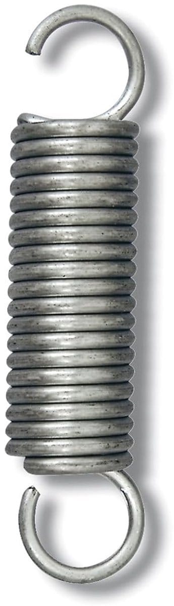 Campingstoelveer - verzinkt staal - 8 stuks - grijs - 62 mm