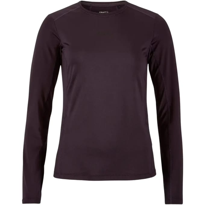 Craft Adv Essence 2 Running Longsleeve Dames - Dk Plum | Maat: M