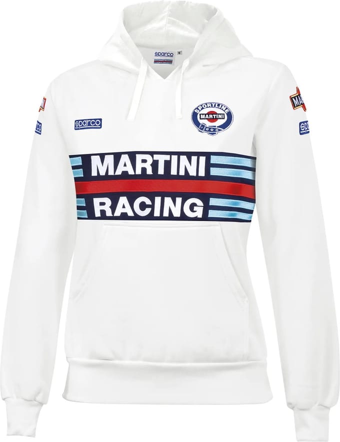 Sparco Martini Racing Dames Martini Racing Hoodie - Wit