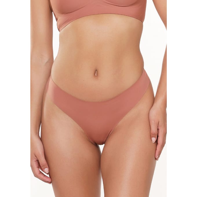 LingaDore 2-pack String - 1700T - Leather brown - M