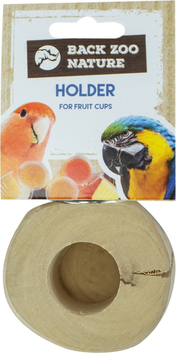 Back Zoo Nature Fruit Cups Houder Java - Kooi Accessoire - Ca. 8-10 Cm