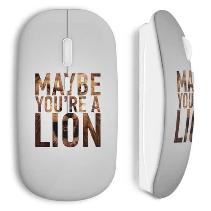 Souris sans fil maybe you are a lion
