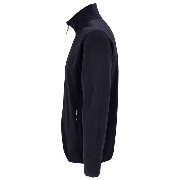 SOLS Heren Factor Gerecycleerd Fleece Jas (Marine)