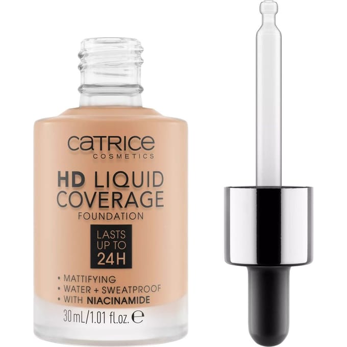 Foundations en Concealers Catrice Vloeibare foundation met HD-dekking