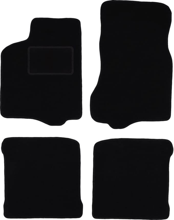Zwarte veloursmatten voor: Seat Ibiza II hatchback (1993-2001)