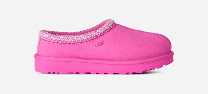UGG® Tasman II for Women in Bright Fuchsia, Size 6, Suede/Polyester