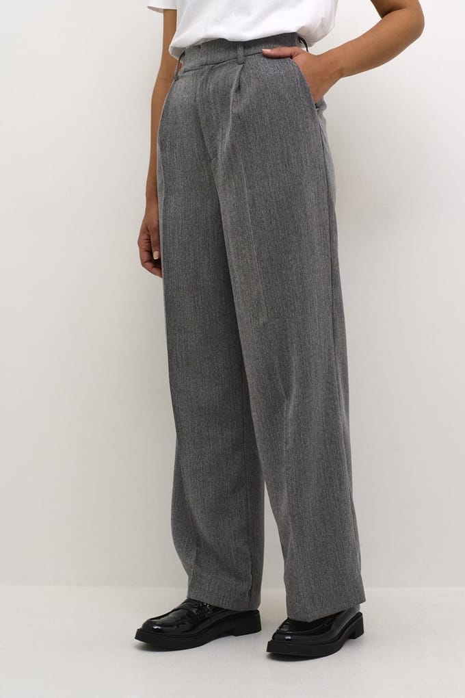 Kaffe KAjosie Wide Pants Dames Broek - Maat 40