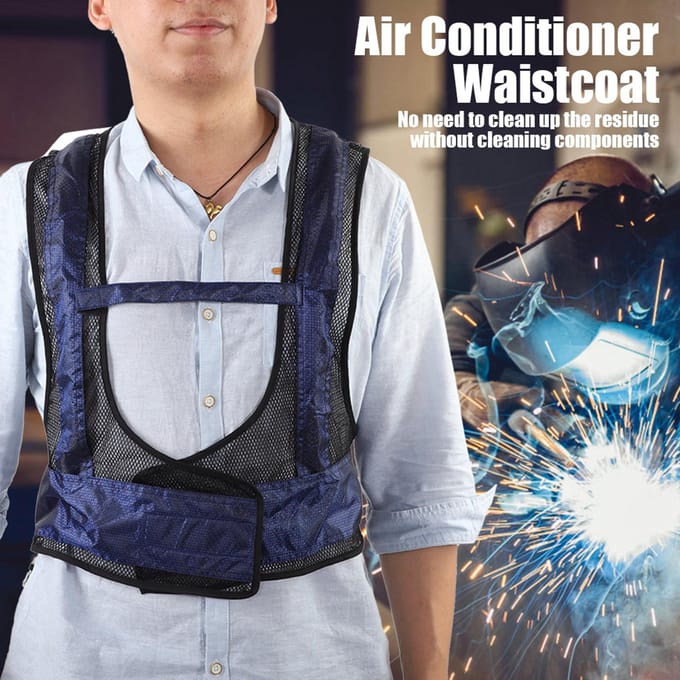 Lassen Staal Luchtgekoelde Koelvest Airconditioner Vest
