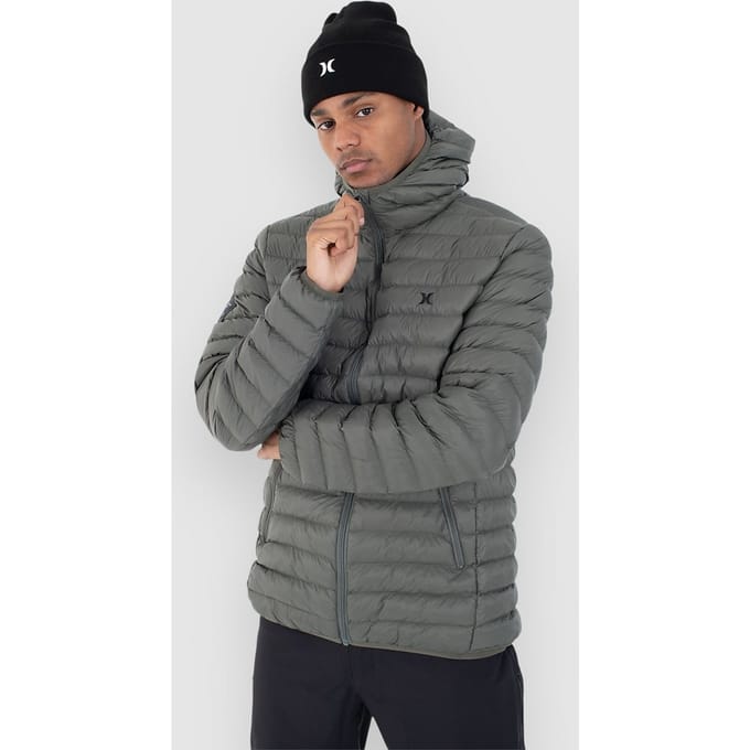 Hurley Campbell Puffer Jas groen