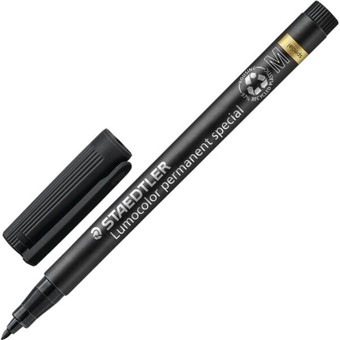 Viltstift Staedtler Lumocolor 319 special permanent M zwart