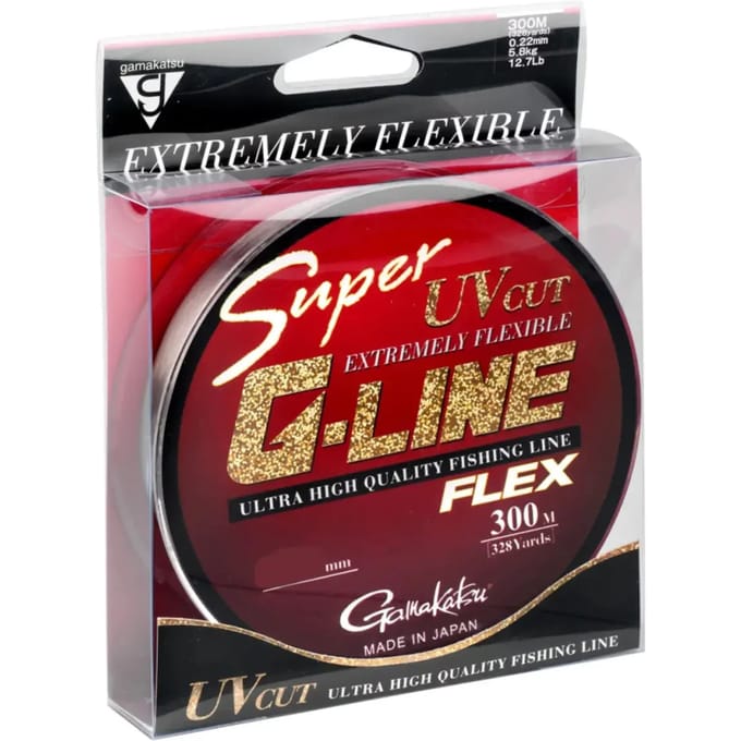 Gamakatsu Super G-line Flex Monofilament 300 M Transparant 0.330 mm