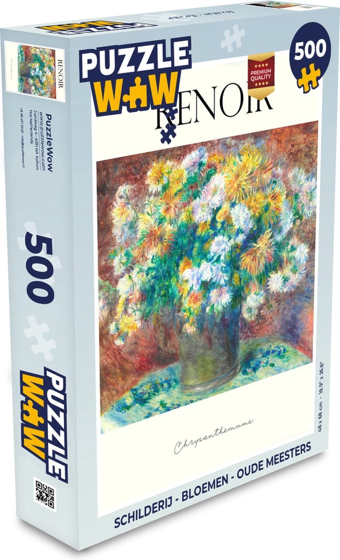 Puzzel Schilderij - Bloemen - Oude meesters - Legpuzzel - Puzzel 500 stukjes