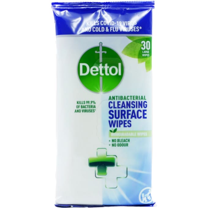 Dettol AntibacteriÃ«le Reinigingsdoekjes - 30 stuks