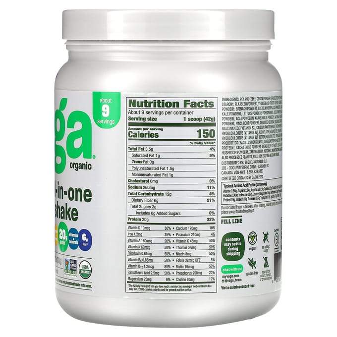Eén, Alles-in-één Shake, Chocolade, 13,2 oz (375 G)