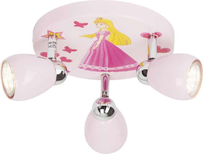 Brilliant PRINCESS - Kinder plafondspots - Roze