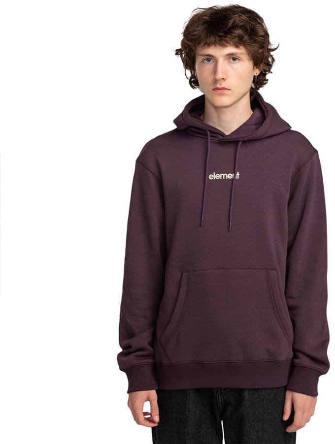 Element Simple Logo Hoodie Paars L Man