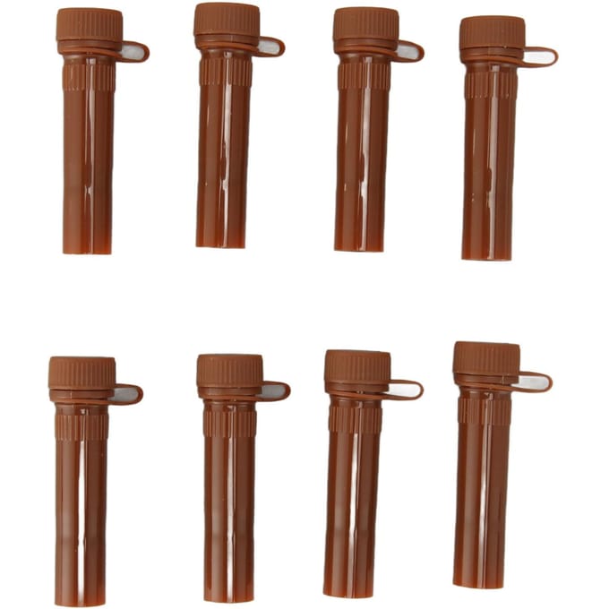 500 stuks microcentrifugebuis professionele heldere polypropyleen 1,5 ml centrifugebuis met kliksluiting flat bottom brown brown