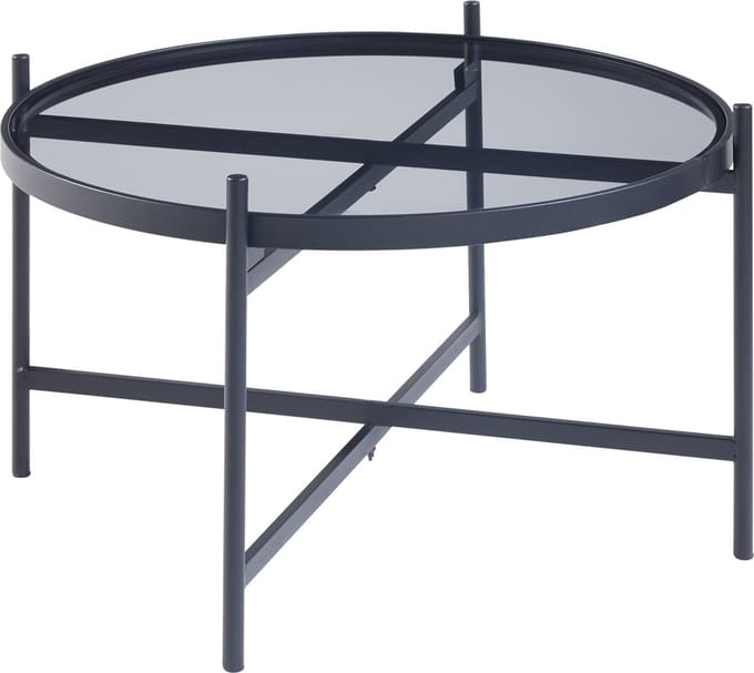 Salontafel Lier rond Ø61x39,5 cm zwart
