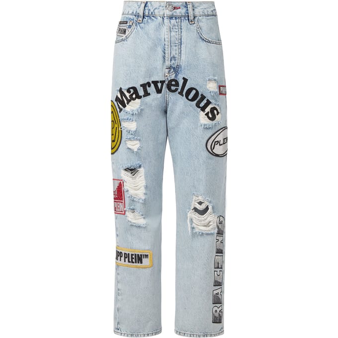Denim Broek Losjes