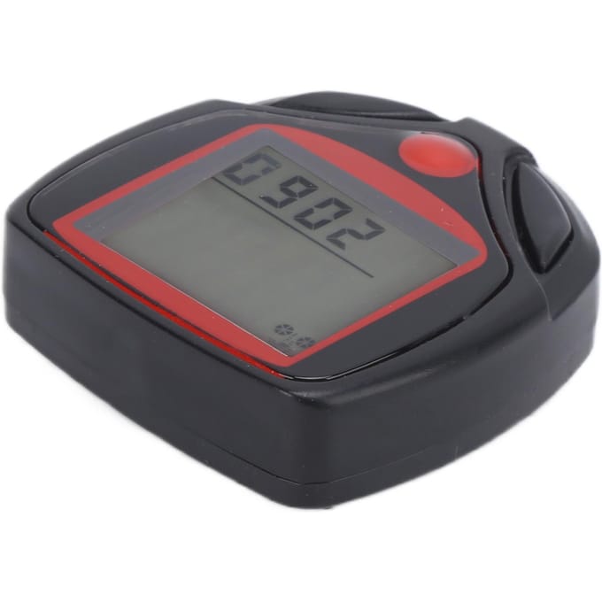 Mountainbike Computer met LCD Display Waterdichte Fiets Snelheidsmeter Duurzaam Draagbare Fiets Kilometerteller gray