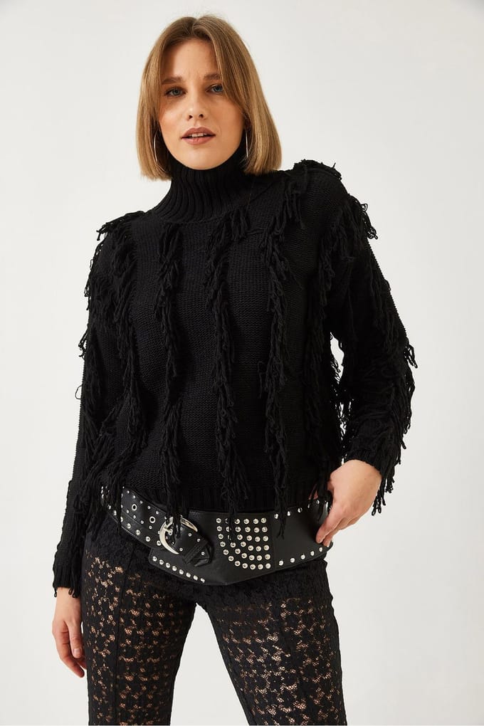 Fleurige Colcropped Trui