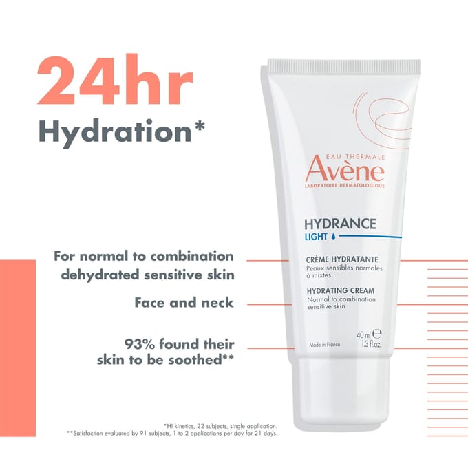 Avène Hydrance Lichte Hydraterende Crème | Gevoelige normale tot gemengde huid 40 crème